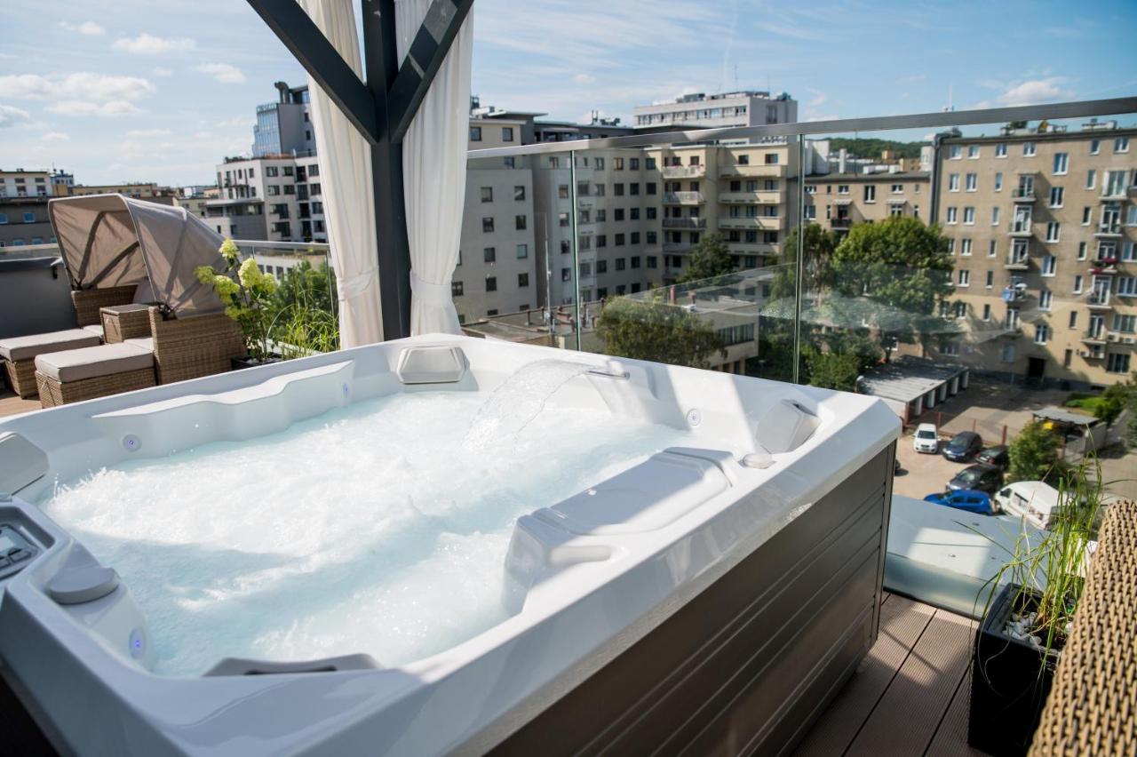 그디니아 Luksusowy Penthouse Z Jacuzzi I Widokiem Na Morze 아파트 외부 사진